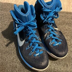 Nike Blue and Black High-Top Sneakers size 9